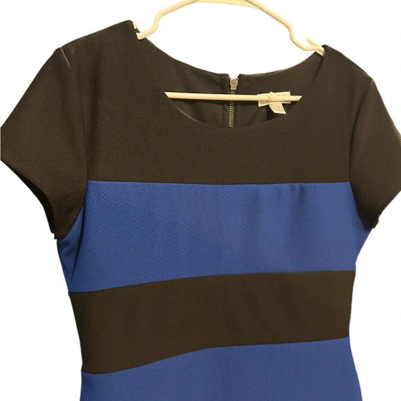 Bisou Bisou black cobalt beautiful dress size 10 - Picture 6 of 9